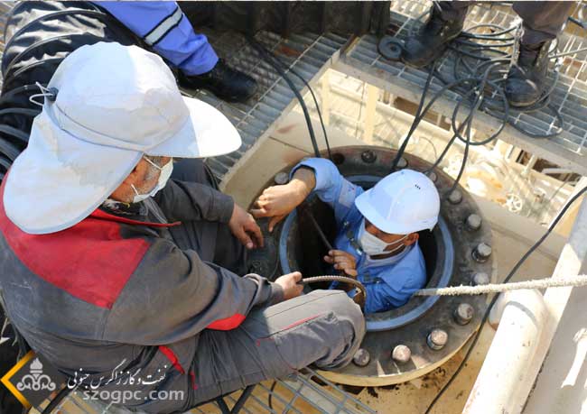 تعمیرات اساسی منطقه عملیاتی نار و کنگان 1400 14