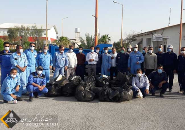 پاکسازی طبیعت در منطقه عملیاتی پارسیان 2