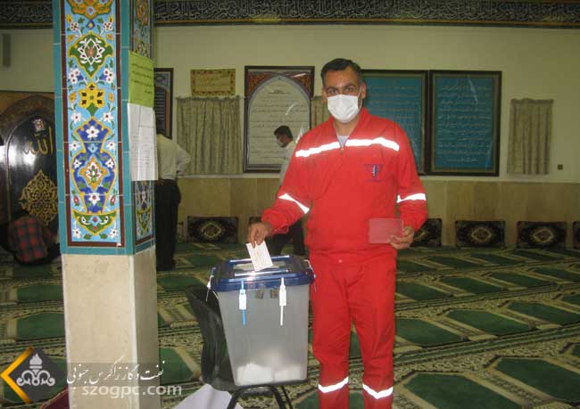 حضور پر شور کارکنان زاگرس جنوبی در سیزدهمین دوره انتخابات ریاست جمهوری 7