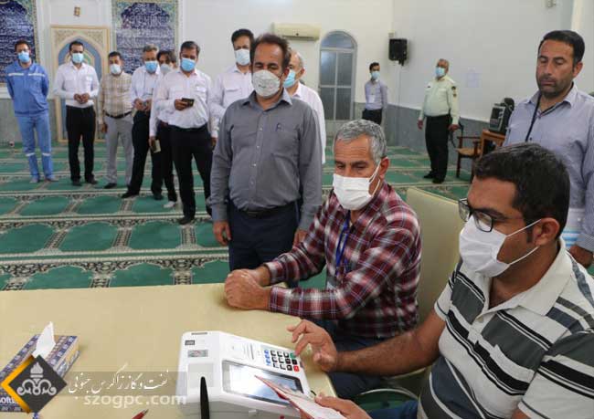 حضور پر شور کارکنان زاگرس جنوبی در سیزدهمین دوره انتخابات ریاست جمهوری 13