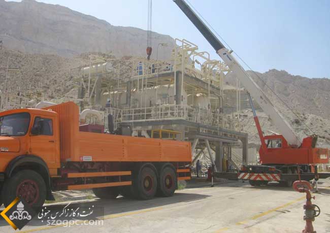 تعمیرات اساسی مرکز تفکیک گاز کنگان سه 3