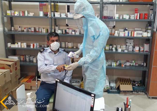 برگزاری دو مانور  شناسایی و مقابله با شیوع ویروس کرونا در منطقه عملیاتی پارسیان 1