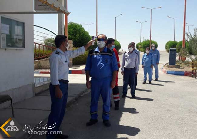 برگزاری دو مانور  شناسایی و مقابله با شیوع ویروس کرونا در منطقه عملیاتی پارسیان 2