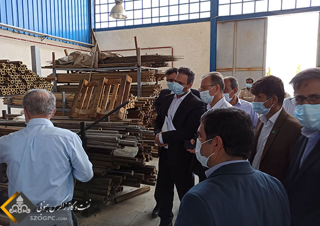 بازدید مدیرعامل زاگرس جنوبی از شرکت های سازنده تجهیزات صنعت نفت در منطقه ویژه اقتصادی شیراز 6