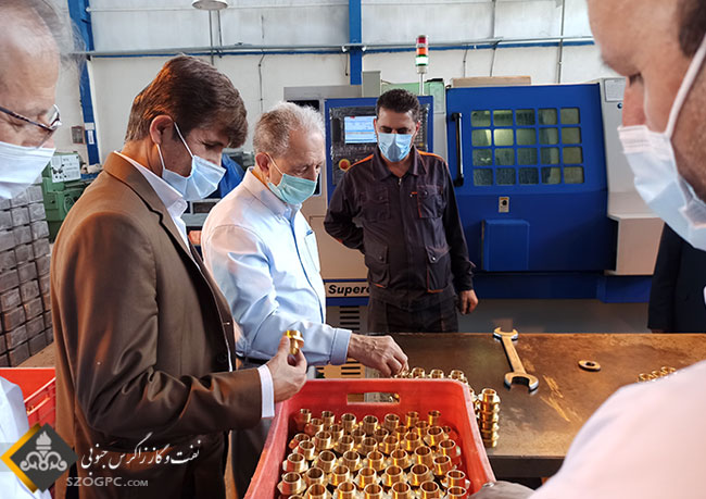 بازدید مدیرعامل زاگرس جنوبی از شرکت های سازنده تجهیزات صنعت نفت در منطقه ویژه اقتصادی شیراز 8