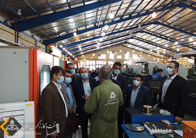 بازدید مدیرعامل زاگرس جنوبی از شرکت های سازنده تجهیزات صنعت نفت در منطقه ویژه اقتصادی شیراز 13