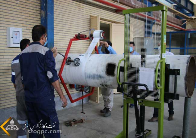 ساخت دستگاه نوار پیچ خطوط لوله  3