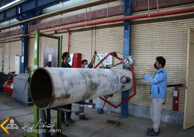 ساخت دستگاه نوار پیچ خطوط لوله  5