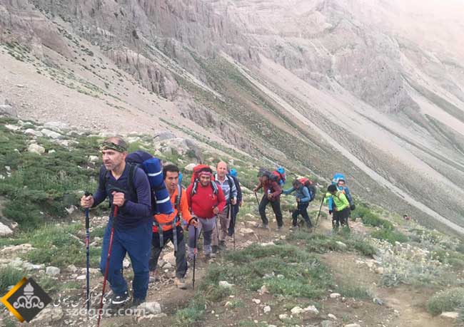 صعود کوهنوردان زاگرس جنوبی به قله حوض دال دنا 1