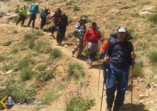صعود کوهنوردان زاگرس جنوبی به قله حوض دال دنا 3