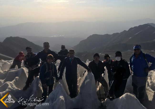 صعود کوهنوردان زاگرس جنوبی به قله حوض دال دنا 4