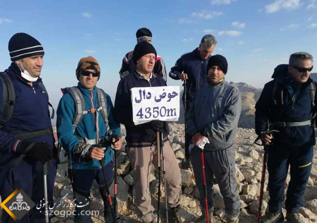 صعود کوهنوردان زاگرس جنوبی به قله حوض دال دنا 6