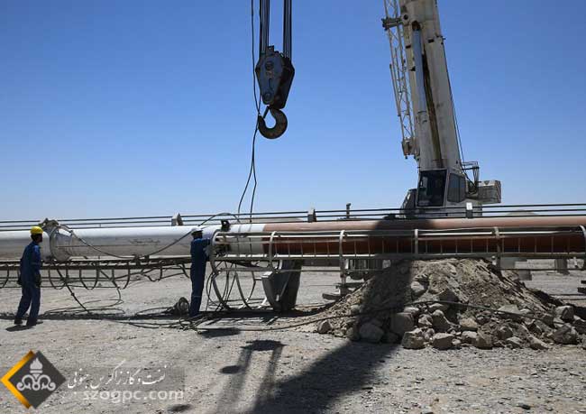 عملیات برچیدن مشعل ۴۲ متری چاه 4