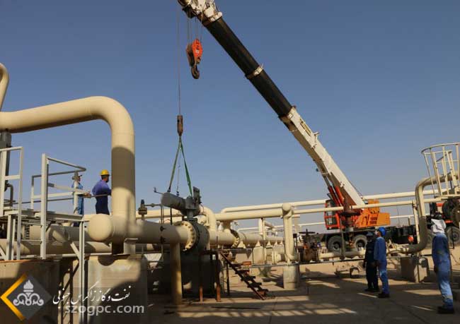 در گرمترین تابستان سال‌های اخیر تعمیرات اساسی پالایشگاه گازی فراشبند بی وقفه ادامه دارد 1