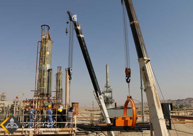 در گرمترین تابستان سال‌های اخیر تعمیرات اساسی پالایشگاه گازی فراشبند بی وقفه ادامه دارد (گزارش تصویری)