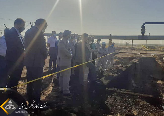 مدیرعامل شرکت نفت مناطق مرکزی ایران عازم منطقه چشمه خوش شد 2