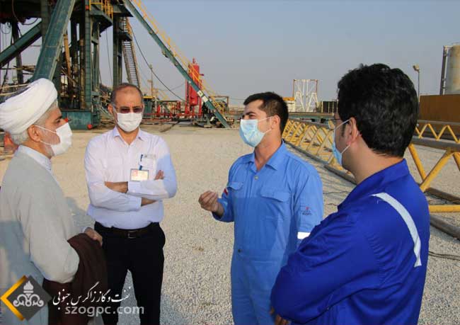 رئیس دادگستری و  دادستان شهرستان لامرد از منطقه عملیاتی پارسیان بازدید کردند 1