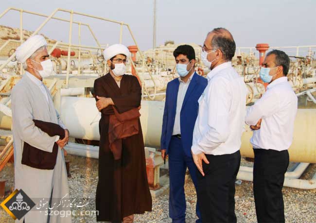 رئیس دادگستری و  دادستان شهرستان لامرد از منطقه عملیاتی پارسیان بازدید کردند 4