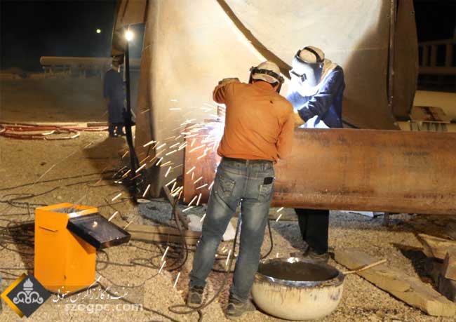 لخته گیر دالان در تاسیسات نم زدایی گاز فراشبند پس از تعمیرات اساسی به تولید برگشت 2