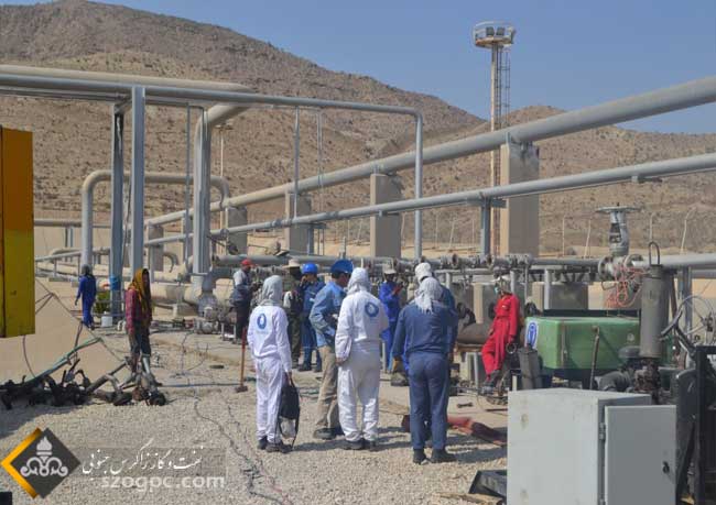 لخته گیر دالان در تاسیسات نم زدایی گاز فراشبند پس از تعمیرات اساسی به تولید برگشت 6