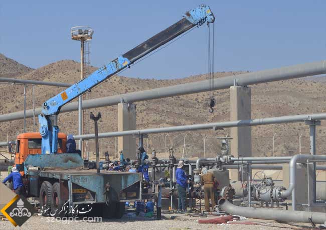 لخته گیر دالان در تاسیسات نم زدایی گاز فراشبند پس از تعمیرات اساسی به تولید برگشت 7