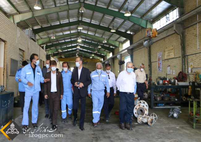بازدید مدیر عامل و هیات مدیره از منطقه آغار 8