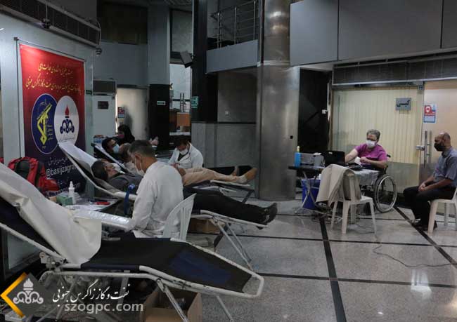 کارکنان زاگرس جنوبی در آستانه دهه ولایت 30 هزار سی سی خون اهدا کردند 4