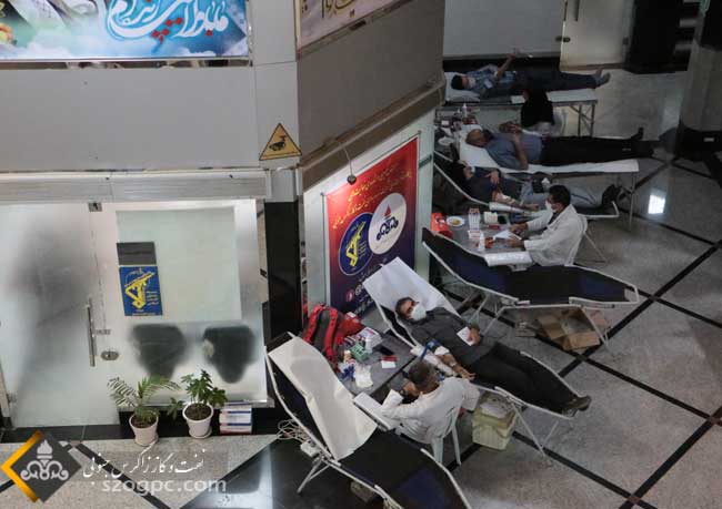 کارکنان زاگرس جنوبی در آستانه دهه ولایت 30 هزار سی سی خون اهدا کردند 5