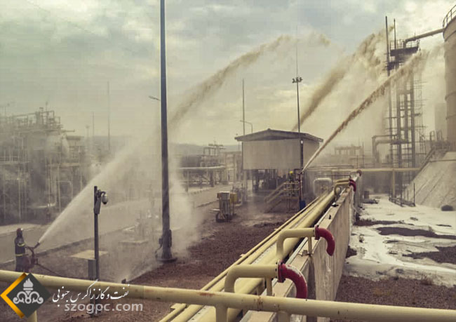 رزمایش آتش سوزی مخزن Onspec 7