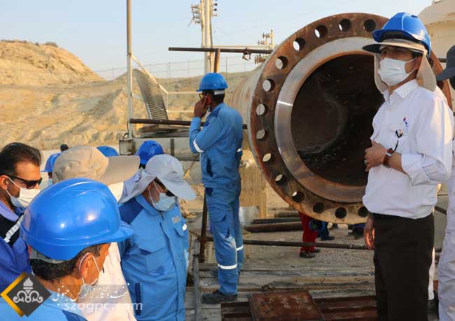 بازدید مدیر عامل از منطقه عملیاتی نار و کنگان 2