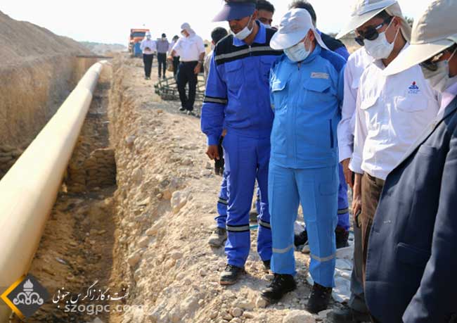 بازدید مدیر عامل از منطقه عملیاتی نار و کنگان 5