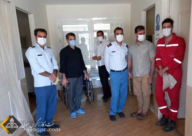 واکسیناسیون کارکنان شرکت بهره برداری نفت و گاز غرب 3