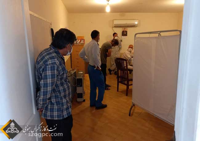 واکسیناسیون کارکنان شرکت بهره برداری نفت و گاز غرب 8