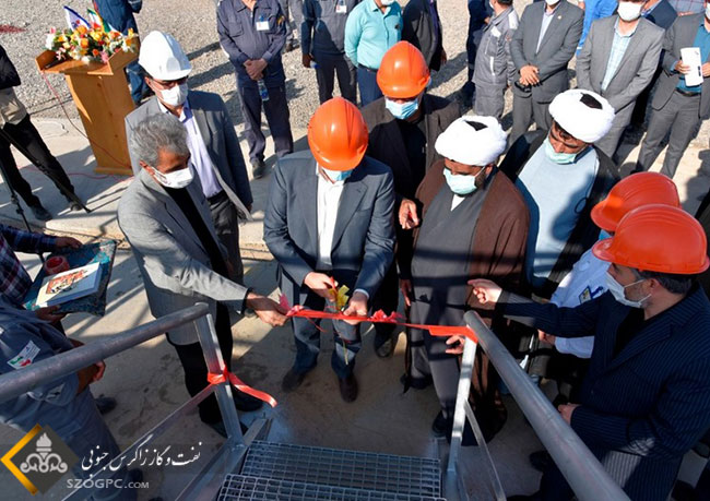 چاه شماره ۷۵ منطقه عملیاتی خانگیران در مدار تولید قرار گرفت 5