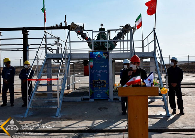 چاه شماره ۷۵ منطقه عملیاتی خانگیران در مدار تولید قرار گرفت 8