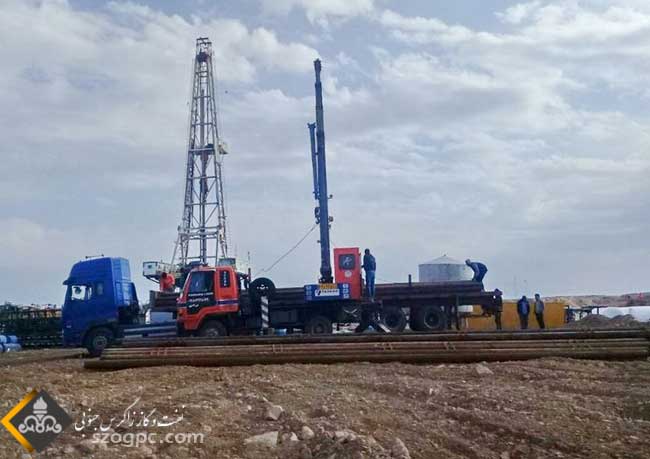 عملیات حفاری و تکمیل چاه ۴۴ دهلران 6