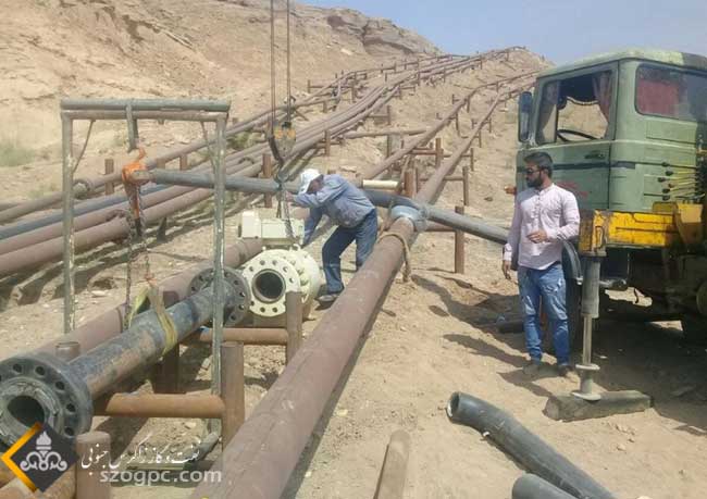عملیات حفاری و تکمیل چاه ۴۴ دهلران 7