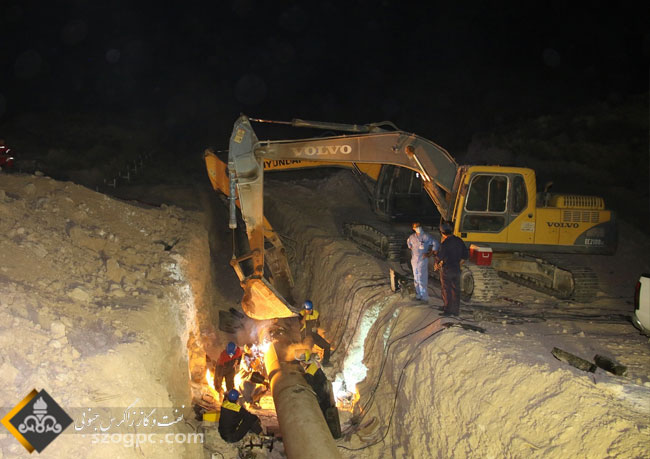 تعمیرات اساسی  در میدان های گازی تابناک و وراوی  3