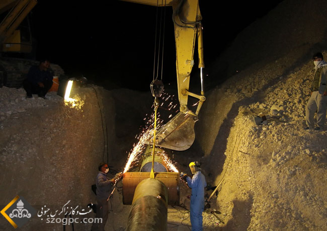 تعمیرات اساسی  در میدان های گازی تابناک و وراوی  7