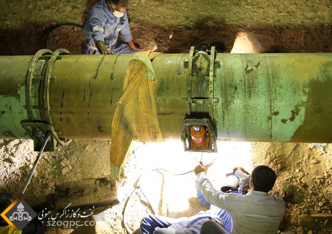 تعمیرات اساسی  در میدان های گازی تابناک و وراوی  8