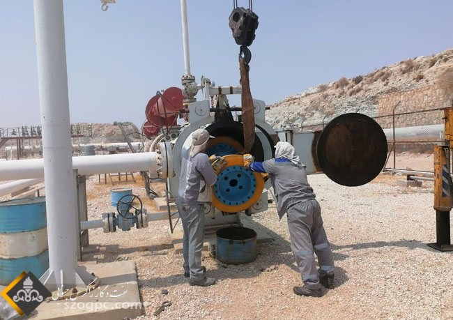 تعمیرات اساسی  در میدان های گازی تابناک و وراوی  12