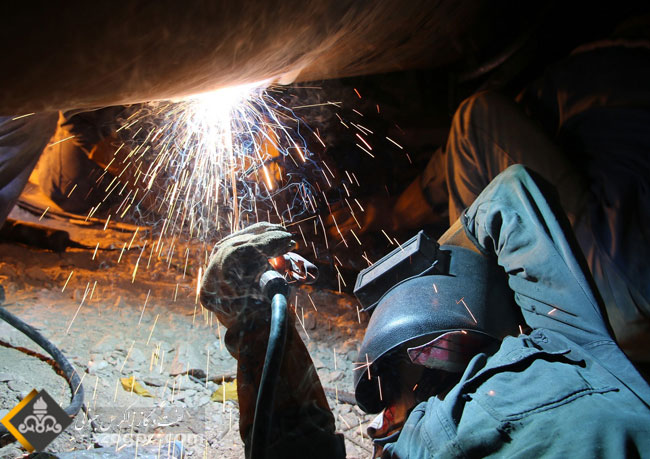 تعمیرات اساسی  در میدان های گازی تابناک و وراوی  13