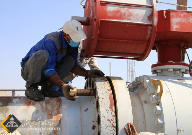 تعمیرات اساسی در میدان های گازی تابناک و وراوی پایان یافت 3