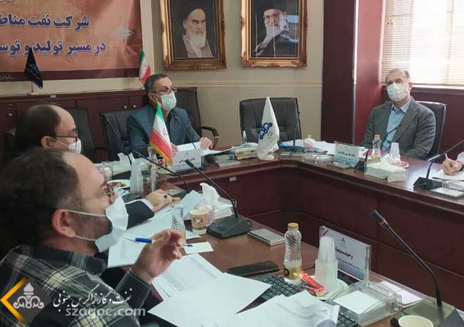 جلسه پیش بینی بهره دهی چاههای شرکت نفت مناطق مرکزی ایران / غرب 8