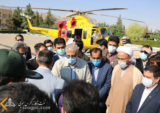 بازدید وزیر نفت از منطقه عملیاتی آغار و دالان 3