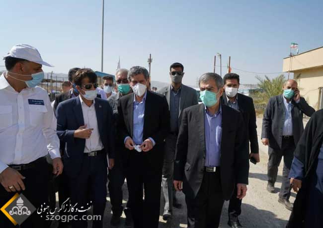 بازدید استاندار فارس از میدان نفتی خشت 1