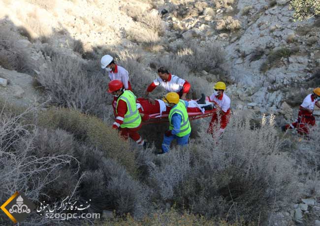 مانور امداد و نجات سوانح جاده ای در منطقه عملیاتی آغارو دالان 3