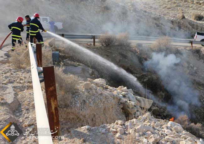 مانور امداد و نجات سوانح جاده ای در منطقه عملیاتی آغارو دالان 6
