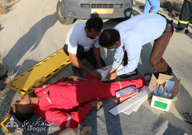 مانور امداد و نجات سوانح جاده ای در منطقه عملیاتی آغارو دالان 11