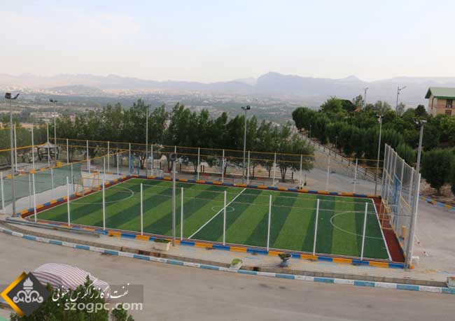 افتتاح مجموعه ورزشی روباز در منطقه عملیاتی نارو کنگان